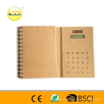 Kraft Paper Notebook Calculator for Gift